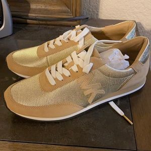 Micheal Michael Kors Embossed Metallic Leather